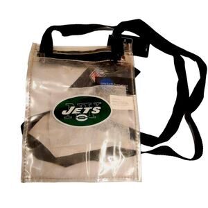 New York Jets Mini Tote Bag Stadium Approved New 12 X 6 X 12".